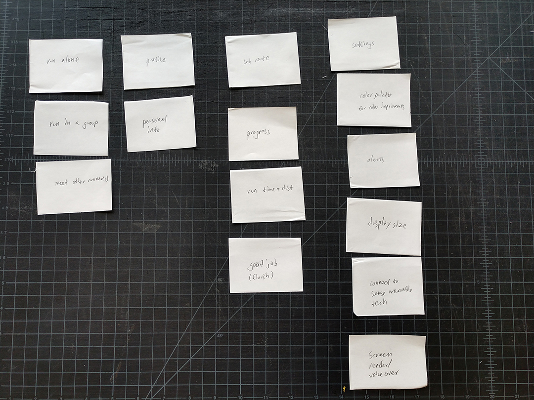 Card sorting to build information architecture