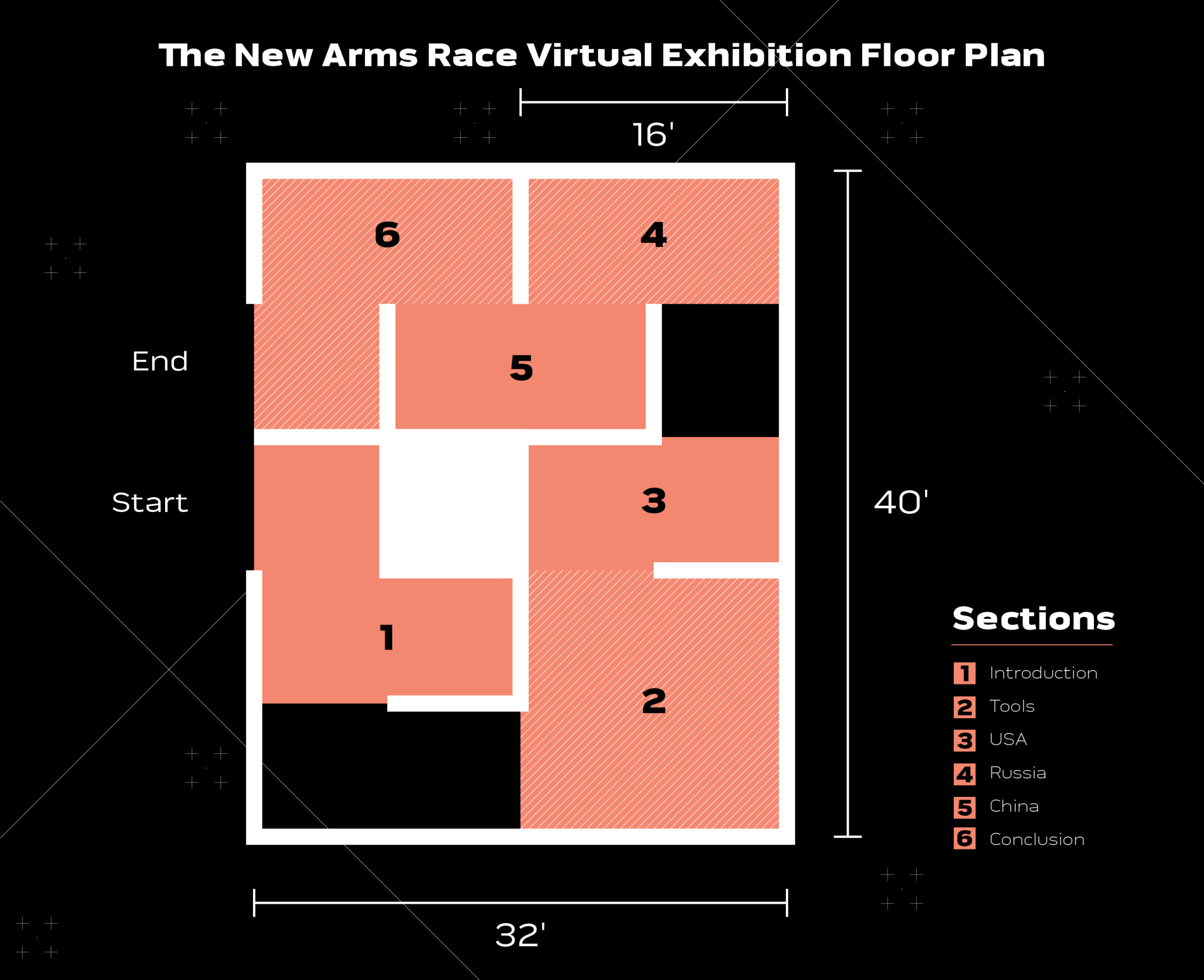 Finalized exhibition floorplan